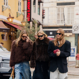 Vintage faux fur, Kodaň, streetstyle FW25 Vintage faux fur, Kodaň, streetstyle FW25