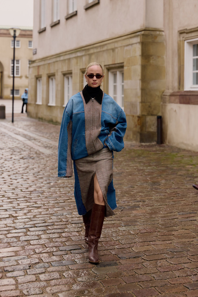 Denim on denim, Kodaň, streestyle FW25