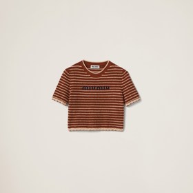 Vlněné bouclé tričko, Miu Miu, 19 609 CZK