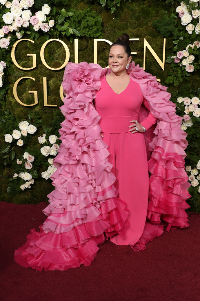  Slavní na červeném koberci 82. ročníku Zlatých glóbů: Melissa McCarthy