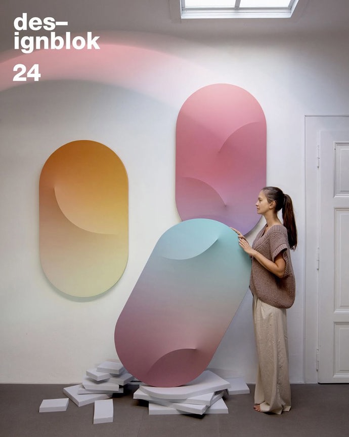 LAPPA STUDIO - kolekce akustických panelů prezentovaných na Designblok 2024
