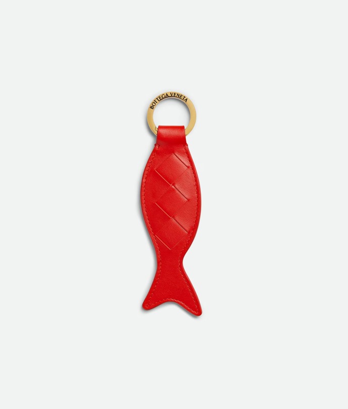  Přívěsek na klíče Fish Keyring, Bottega Veneta, 350 eur