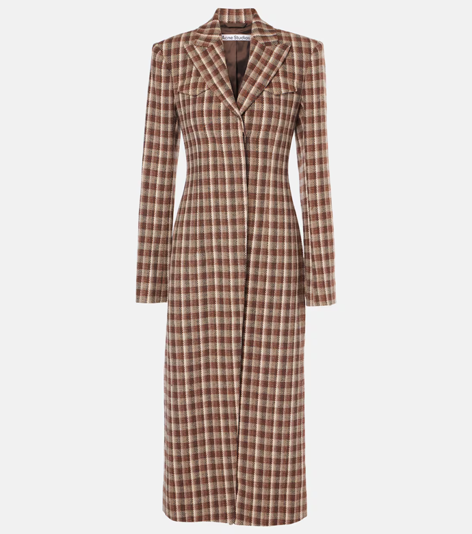 Jednořadý kabát, Acne Studios, prodává MyTheresa, 36 303 Kč