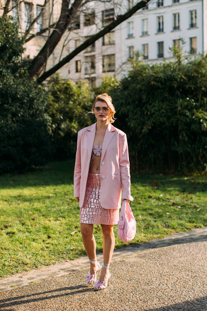 Haute Couture Spring Summer 2025, streetstyle, Paříž