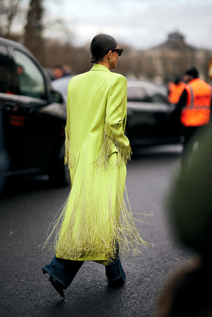 Haute Couture Spring Summer 2025, streetstyle, Paříž