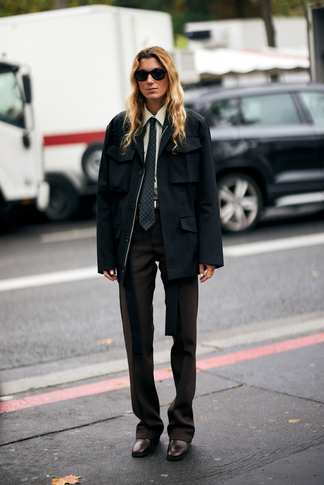 Barn jacket: Osobitý moderní workwearStreetstyle Paříž Barn jacket: Osobitý moderní workwearStreetstyle Paříž