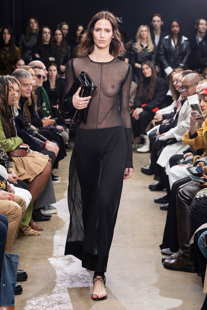 Stirrup Straps neboli legíny s pásky, Proenza Schouler, FW24