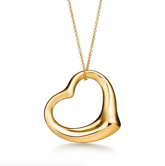  Zlatý náhrdelník Open Heart, Tiffany & Co., info o ceně v butiku