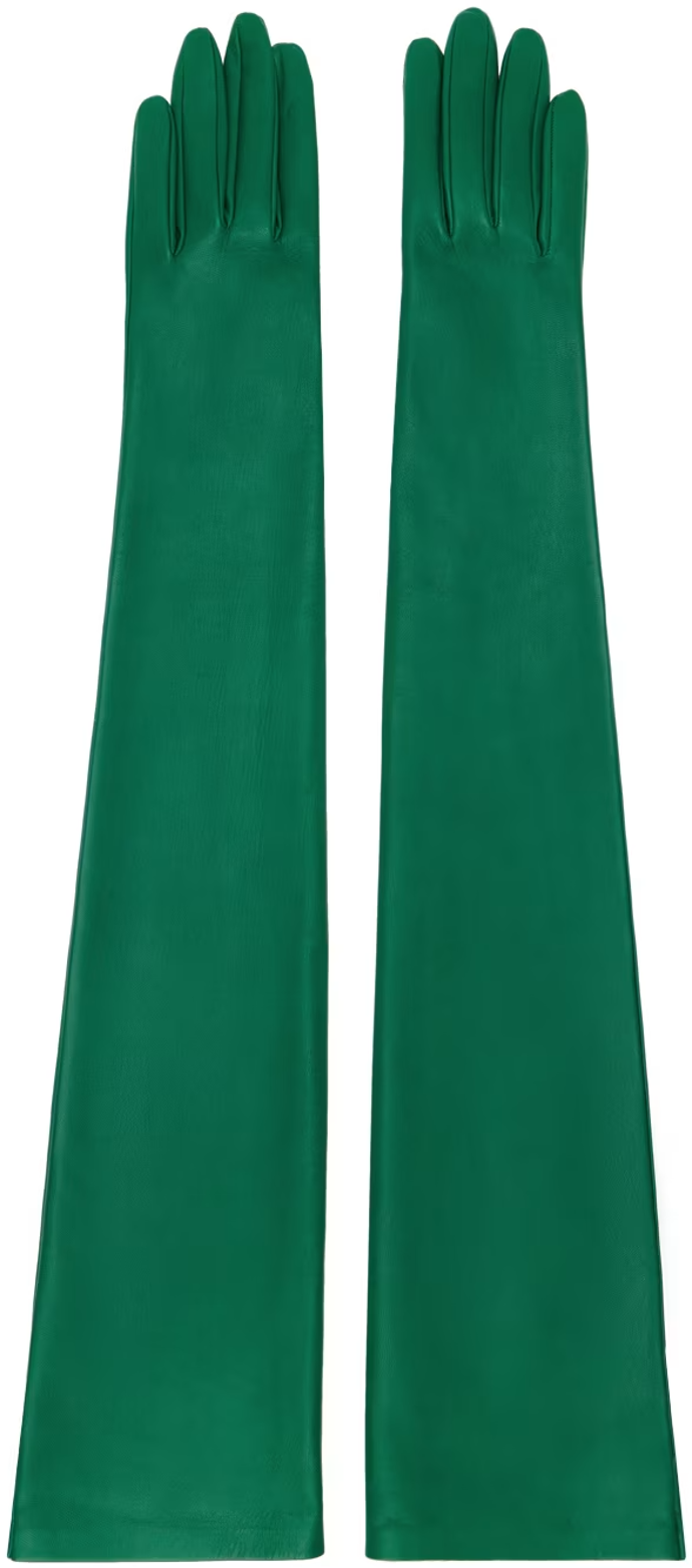 Dlouhé kožené rukavice, The Row, SSENSE, 1 940 EUR