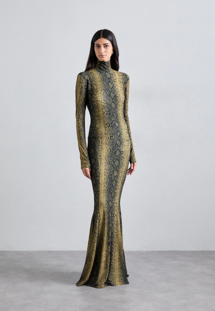 LONG SLEEVE TURTLE FISHTAIL GOWN, Norma Kamali, zalando.cz, 11 880 Kč
