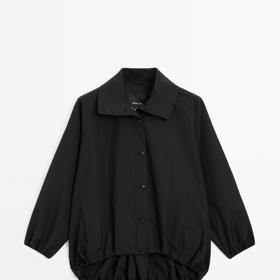 Parka s nafouklým efektem z bavlněné směsi, Massimo Dutti, 3 999 Kč