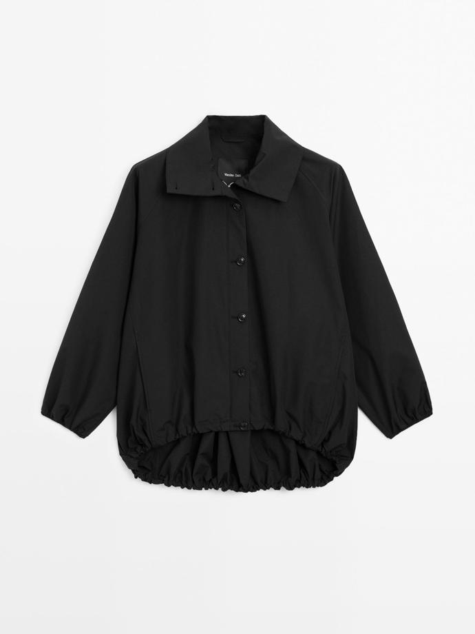 Parka s nafouklým efektem z bavlněné směsi, Massimo Dutti, 3 999 Kč