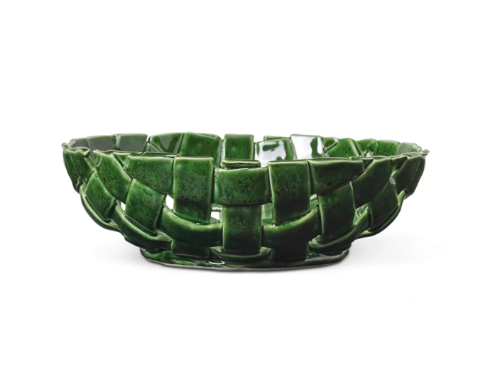 Keramická mísa Plait Ø 30 cm "Emerald Green" ferm LIVING, Salted, 3 390 Kč