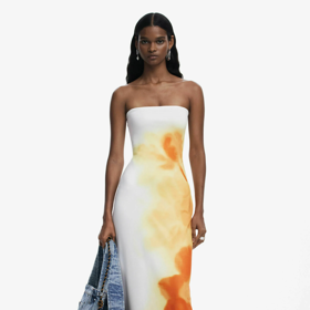 FLORAL – Denní šaty – beige, Desigual, zalando.cz, 2 999,00 Kč