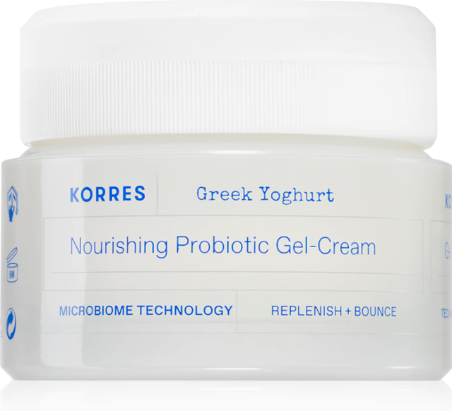 Krém Korres Greek Yoghurt Comforting Probiotic Moisturiser, prodává Notino.cz, 680 Kč Krém Korres Greek Yoghurt Comforting Probiotic Moisturiser, prodává Notino.cz, 680 Kč