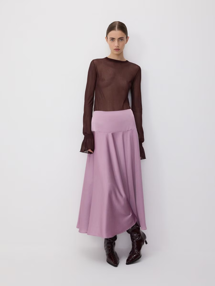 Průhledný longsleeve s viskózou, Reserved, 599 Kč