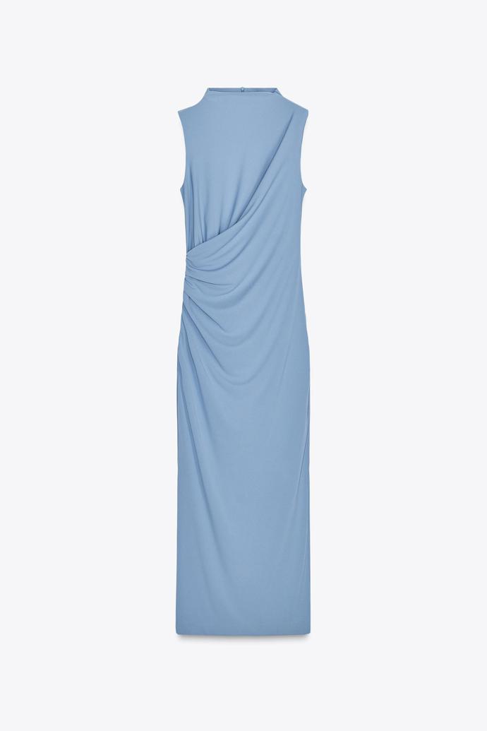 Řasené šaty, zara.com, 849 KČ 