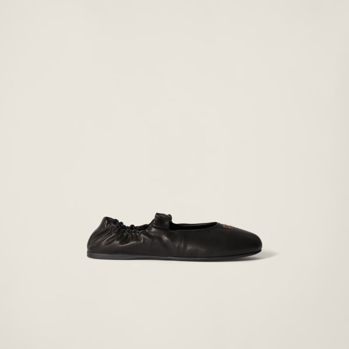 Ruches nappa leather ballerinas, Miu Miu, 810 eur