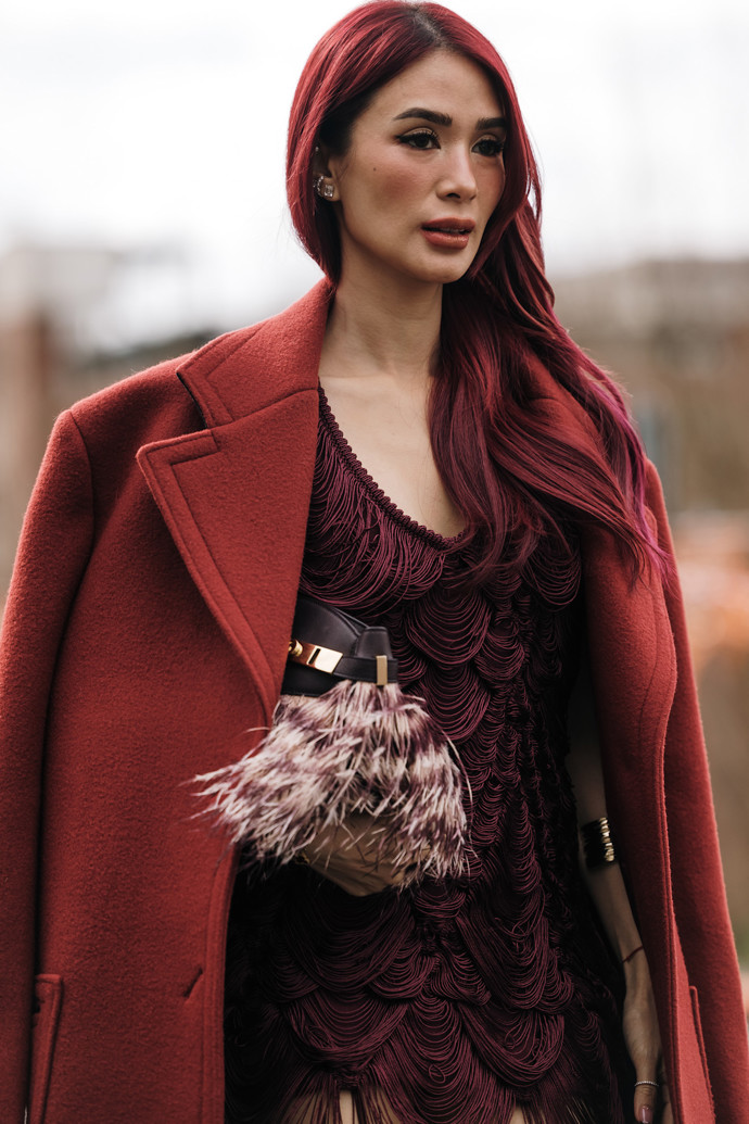  Cherry cola hair na Milano Fashion Week 2025