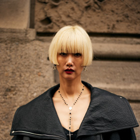  Cheekbone bob inspo na Milano Fashion Week 2025