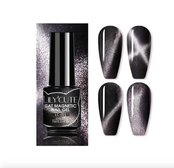  Lak na nehty pro efekt cat eye Gel lak 9D Magnetic, Lilicute, prodává Magicnails.cz, 139 Kč