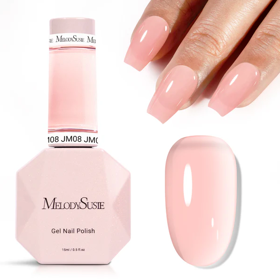  Lak na nehty pro jelly effect Jelly Gel Nail Polish, ods. Nude, Jeweliver, prodává Melodysusie.com, 240 Kč