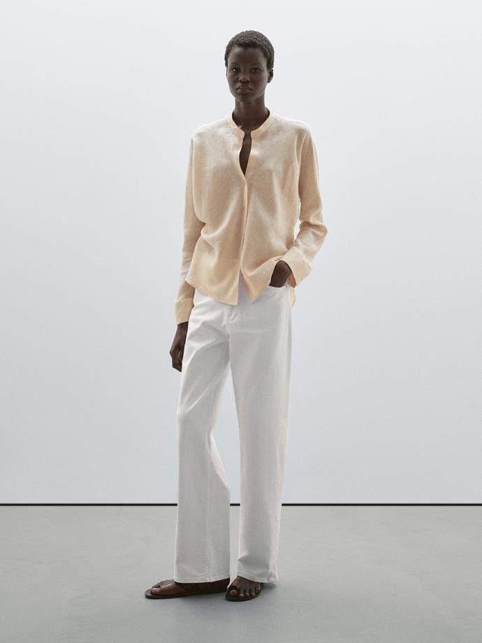 Lněná košile, Massimo Dutti, 1 599 Kč