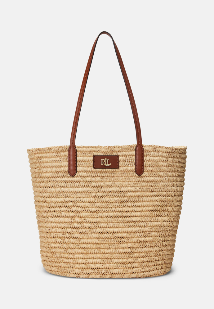 Raffia tote bag s logem, Ralph Lauren, Zalando, 4 080 Kč 