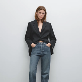 Džíny Straight Fit, Massimo Dutti, Zalando, 1 599 Kč