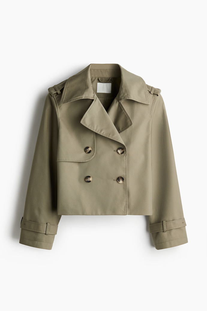 Bunda ve stylu trenčkotu, H&M, 959 Kč