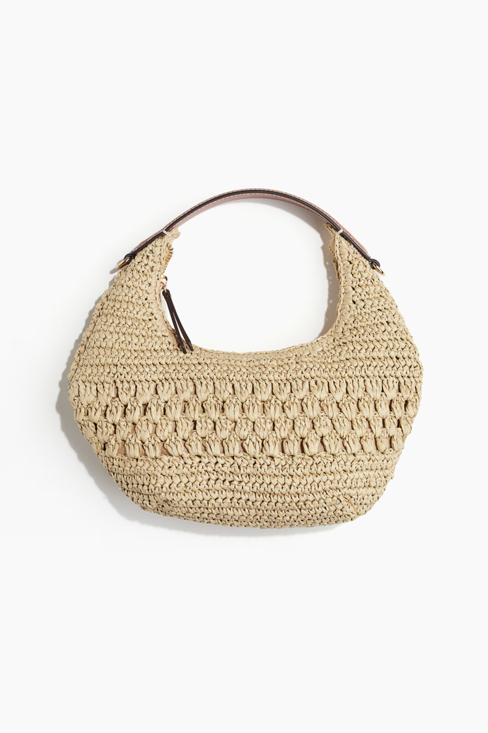 Slaměná kabelka crossbody, H&M, 719 Kč