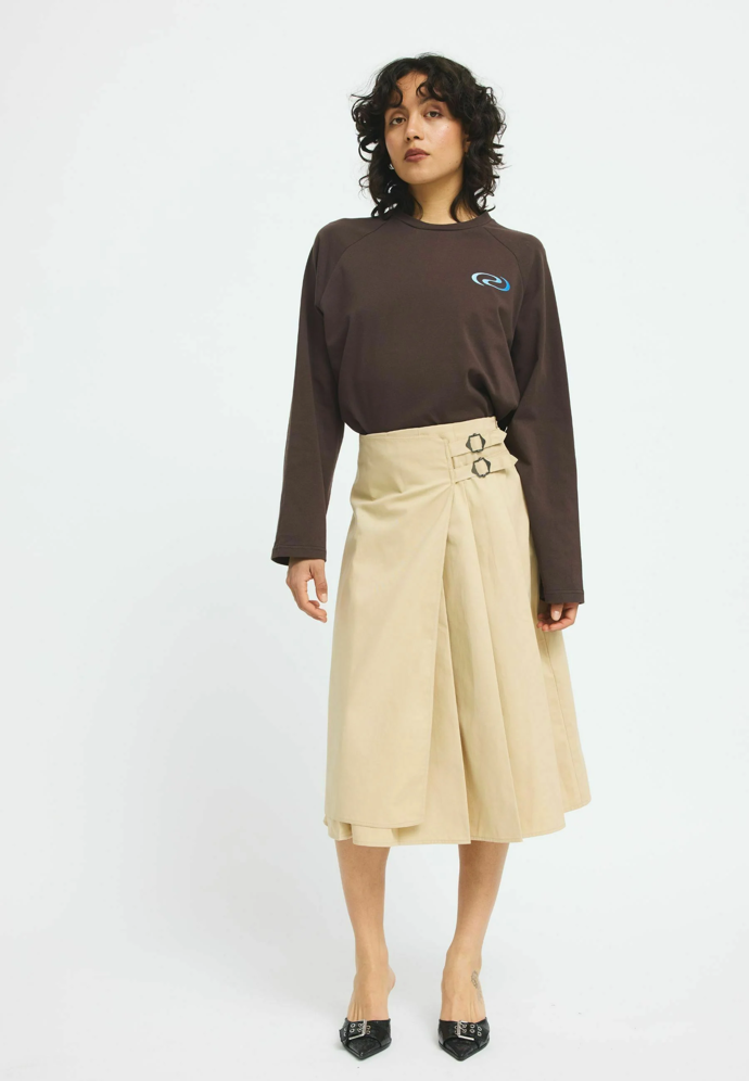 Áčková butter yellow sukně, Résumé, Zalando, 3 375 Kč  
