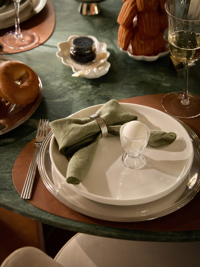 Kroužky na ubrousky z nerezové oceli Bernadotte, Georg Jensen, Westwing, 1499 Kč/2ks 