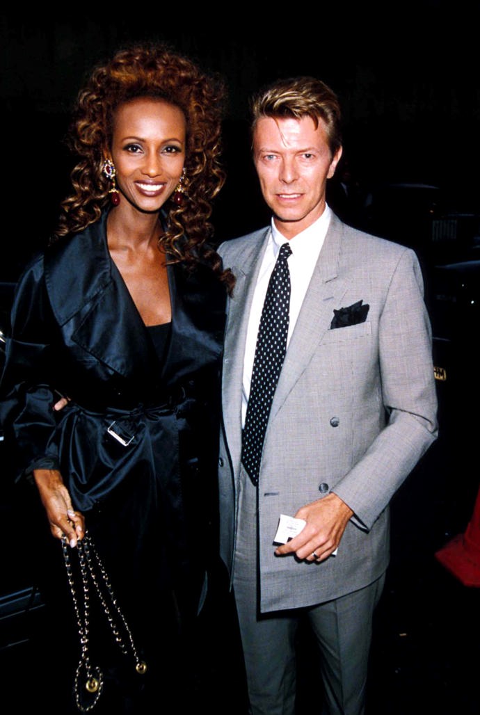 Iman a David Bowie