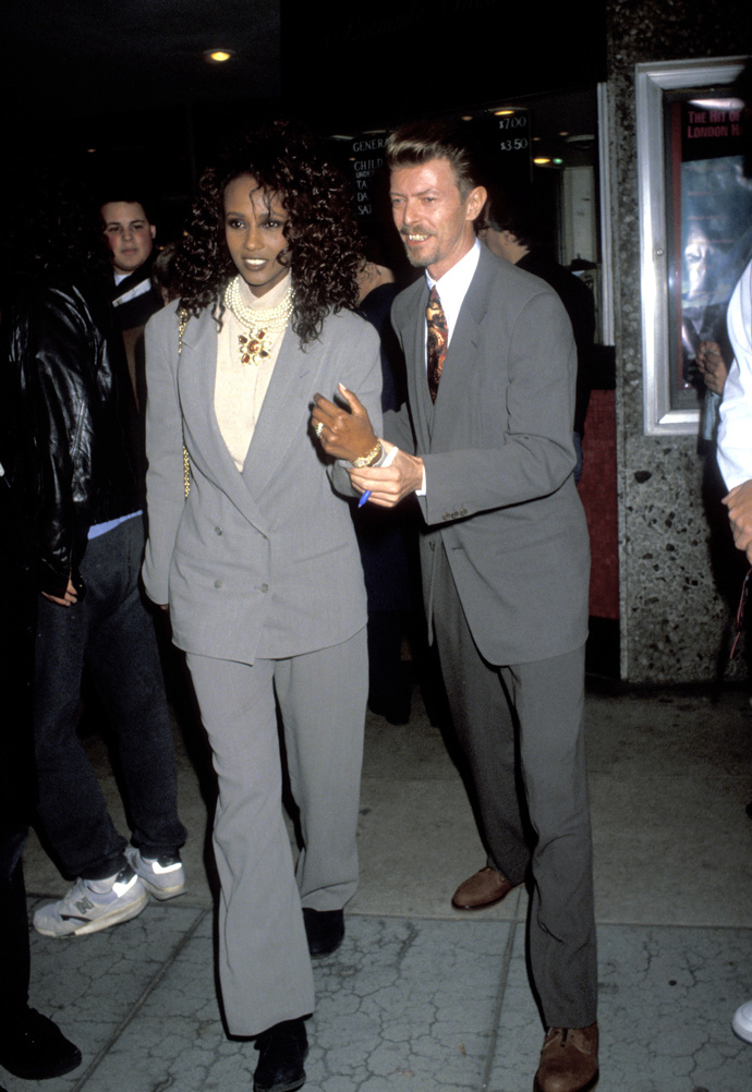 Iman a David Bowie