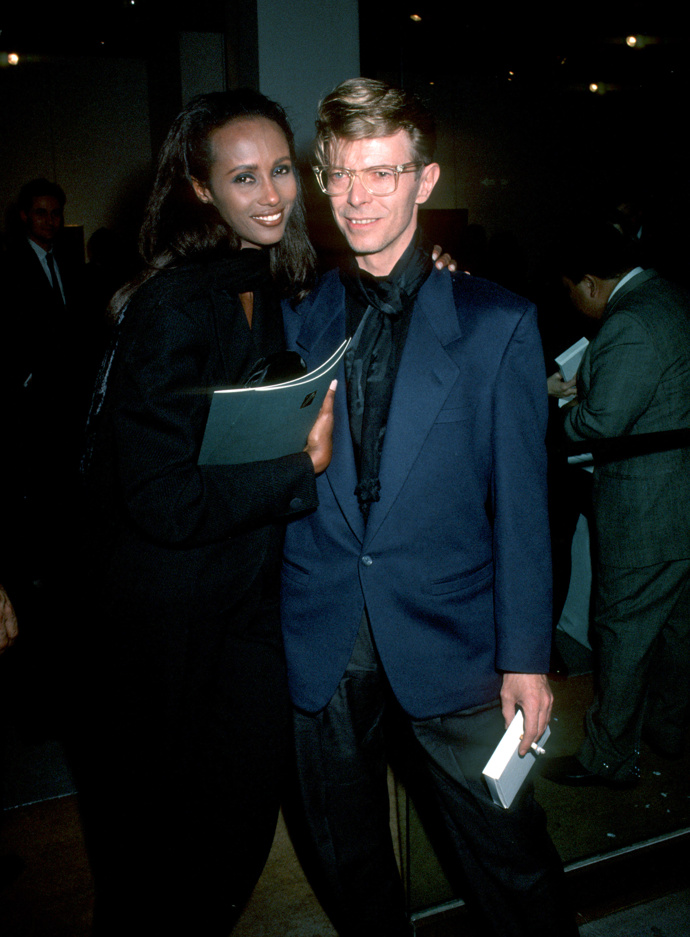 Iman a David Bowie