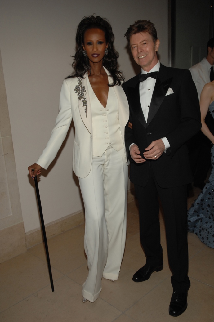 Iman a David Bowie