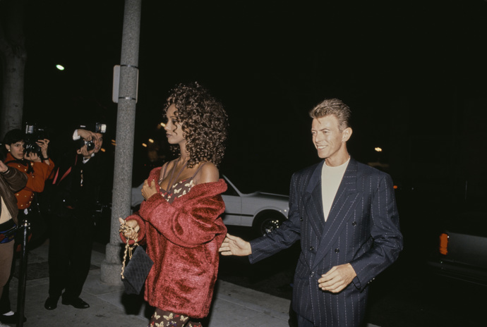 Iman a David Bowie