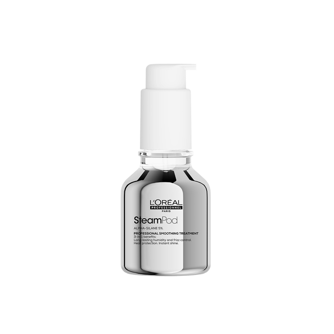L’Oréal Professionnel SteamPod, Notino, 1080 Kč Tento termoochranný produkt uhlazuje věci během jejich foukání. Účinky obsažené látky Alphasilane jsou totiž aktivované teplem a zesílené párou a odolají až pěti umytím šamponem.  