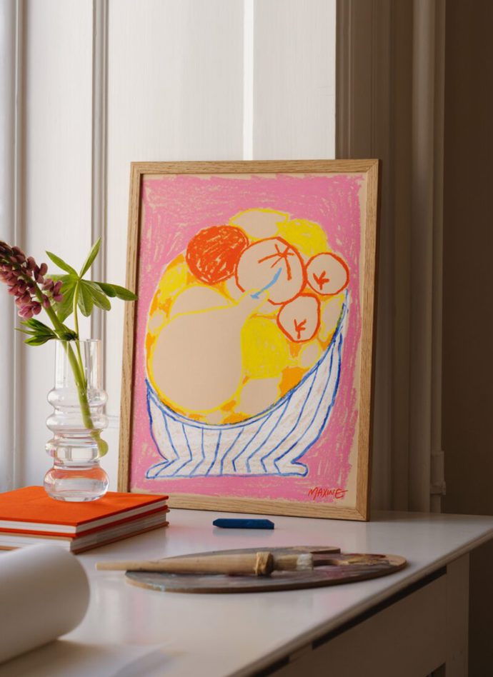 Plakát ovocná mísa, Maxine McCrann, The Poster Club, cena od 43 EUR