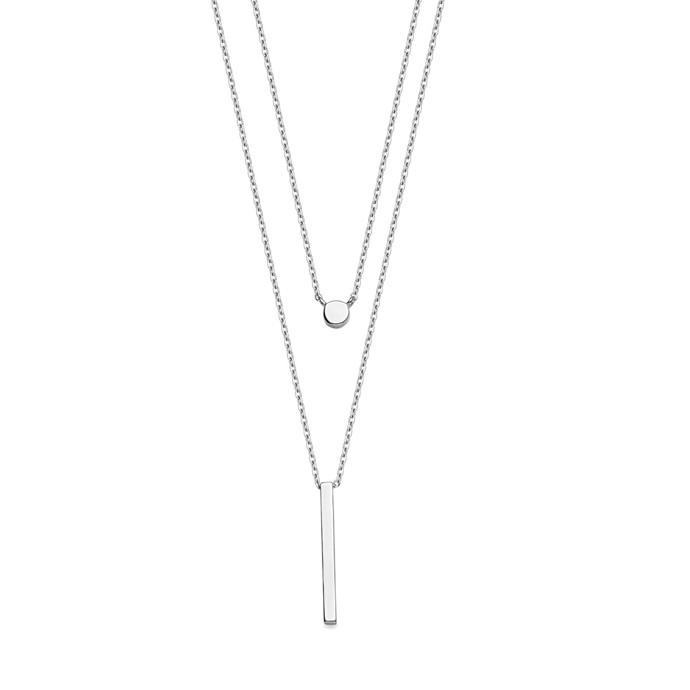Stříbrný vrstvený řetízek, Yes Jewellery, 59 EUR 