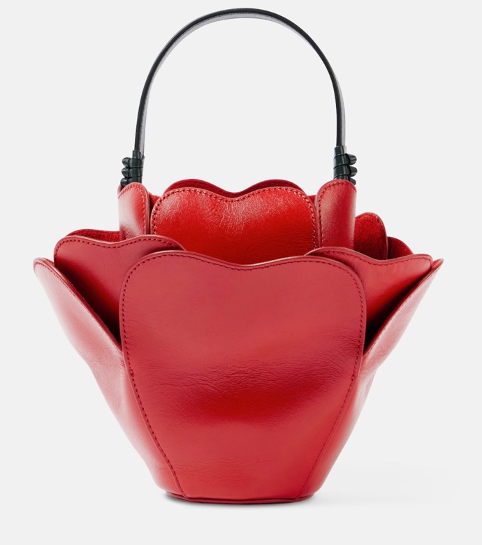 Juliet Small leather tote bag, Staud, 410 eur, prodává Mytheresa