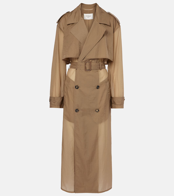 Sheer trench coat, Saint Laurent, My Theresa, 3 400 Kč