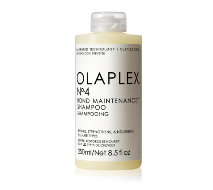  Obnovující šampon pro všechny typy vlasů N°4 Bond Maintenance Shampoo, Olaplex, prodává Notino.cz, 525 Kč
