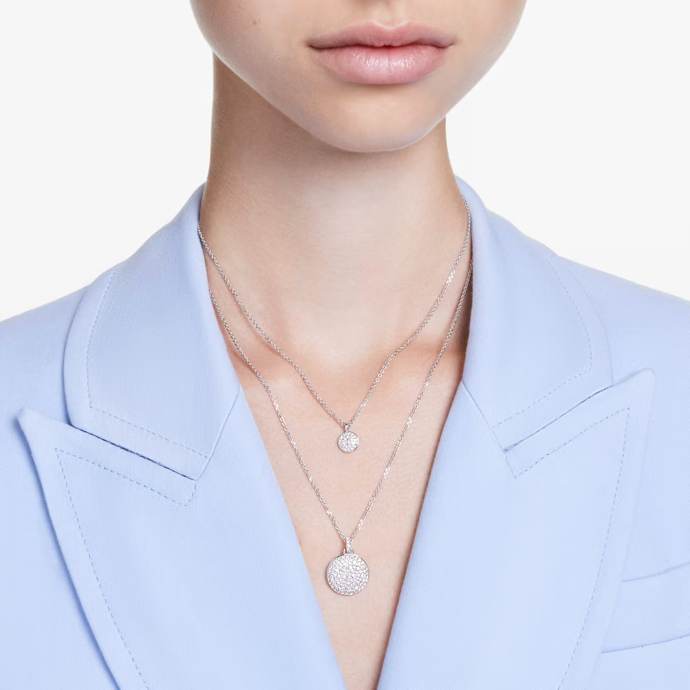 Vrstvený řetízek s kamínky, Swarovski, 3 990 Kč 
