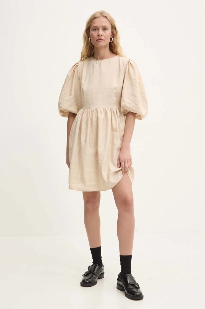Mini babydoll šaty s velkými rukávy, Answear Lab Answear, 1 009 Kč 