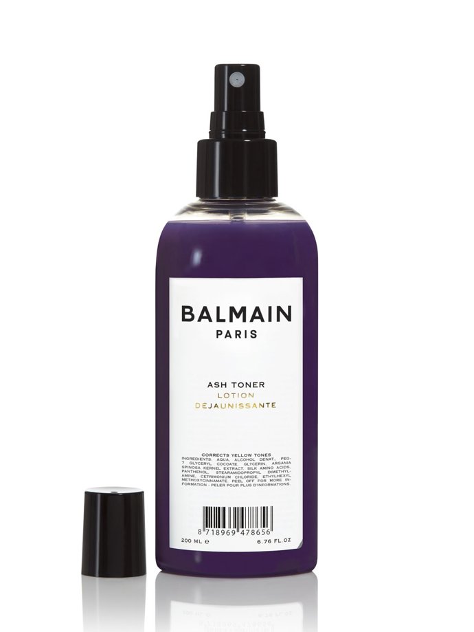 Rozjasňující stříbrný sprej Ash Toner, který neutralizuje žluté tóny, Balmain Hair, Salononline.cz, 940 Kč