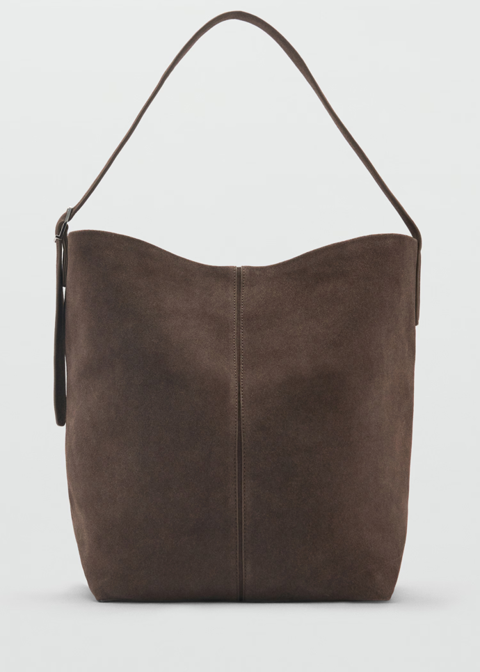 Usňová kabelka shopper, Mango, 2 299 Kč