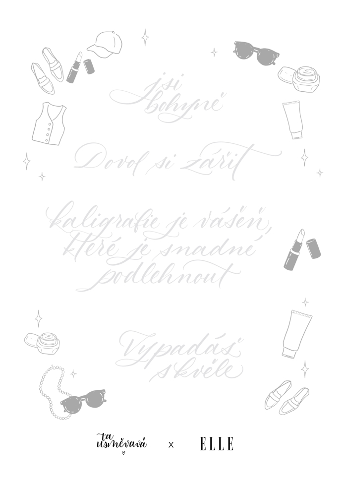 Šablona ELLE x Ta Usměvavá