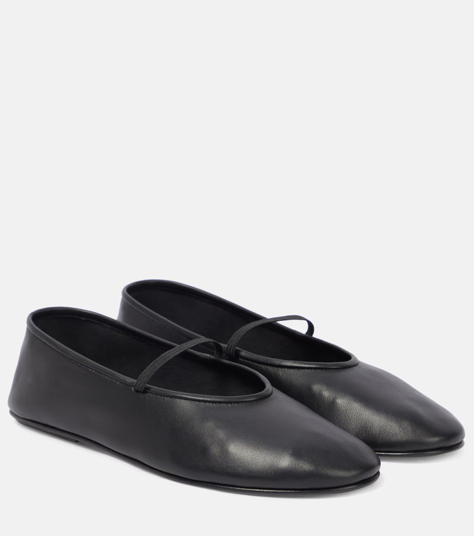 Kožené ballet baleríny, The Row, MyTheresa, € 850